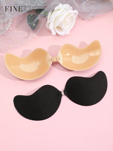 1 Piece Invisible Finetoo Silicone Nipple Covers - Natural Look Nipple Covers