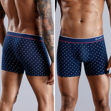 BONITOS Men’s Cotton Boxer Shorts (4-Pack) – Breathable Comfort & Perfect Fit for Everyday Wear