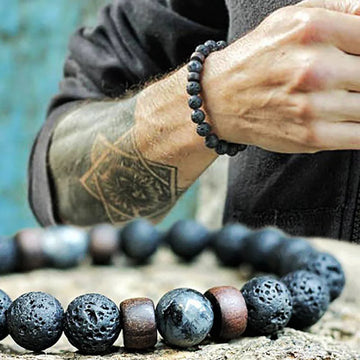 EmbraceNature Volcanic Stone Bracelet - Natural Power. Timeless Fashion