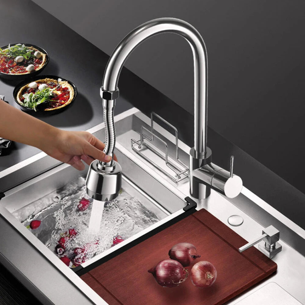 2/3 Modes Universal Kitchen Faucet Adapter 360 Rotation - Turn Your Faucet Into a Smart Cleaning Tool