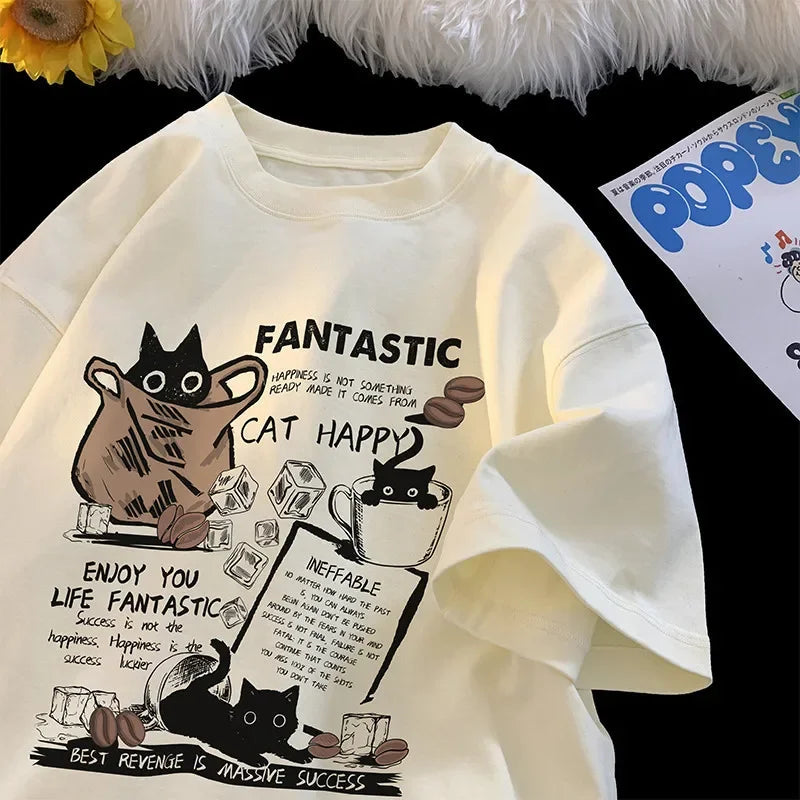 Casual Summer Letter Print T-Shirt