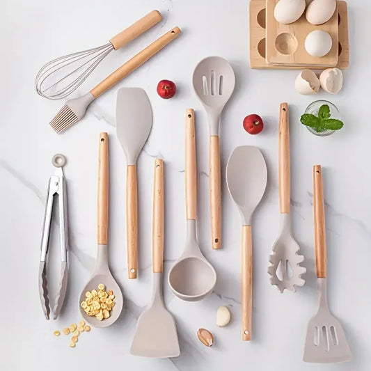 DUTRIEUX 12-Piece Silicone Kitchenware Set - 12 Tools, One Stylish Set