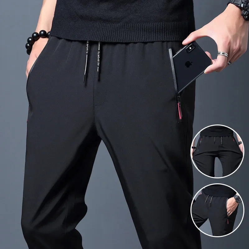 Men’s Lightweight Straight-Leg Pants - Casual Style, Built for Every Body