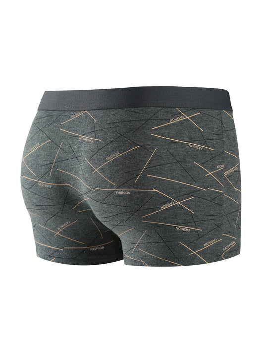 4pcs Men’s Striped Boxer Shorts - Everyday Essentials, Reinvented for Men