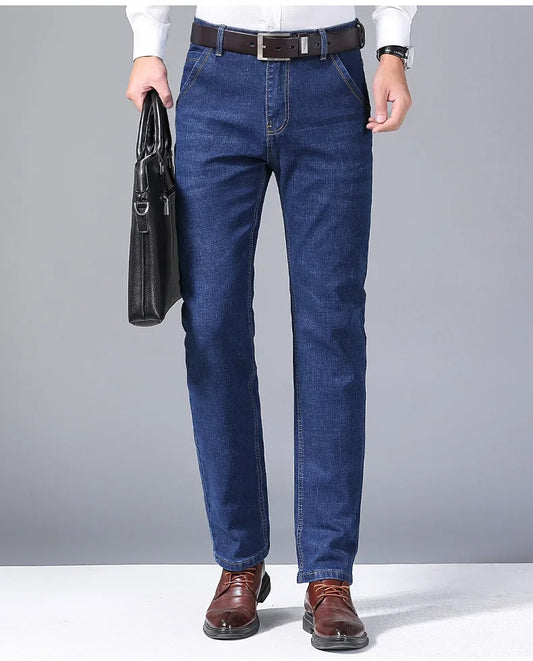 Men's Straight Fit Denim Jeans – Classic Style 