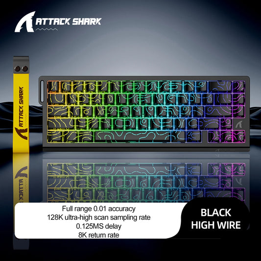 Attack Shark X68HE - Zero Delay. Zero Dead Zone. Total Victory.