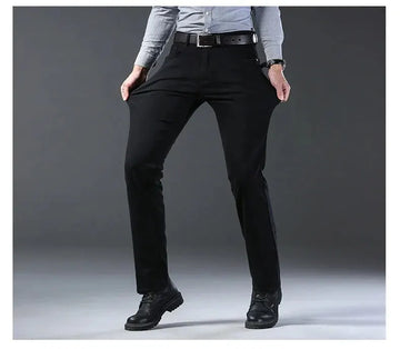 Men’s Straight Leg Jeans – Comfortable Stretch Denim by WTHINLEE