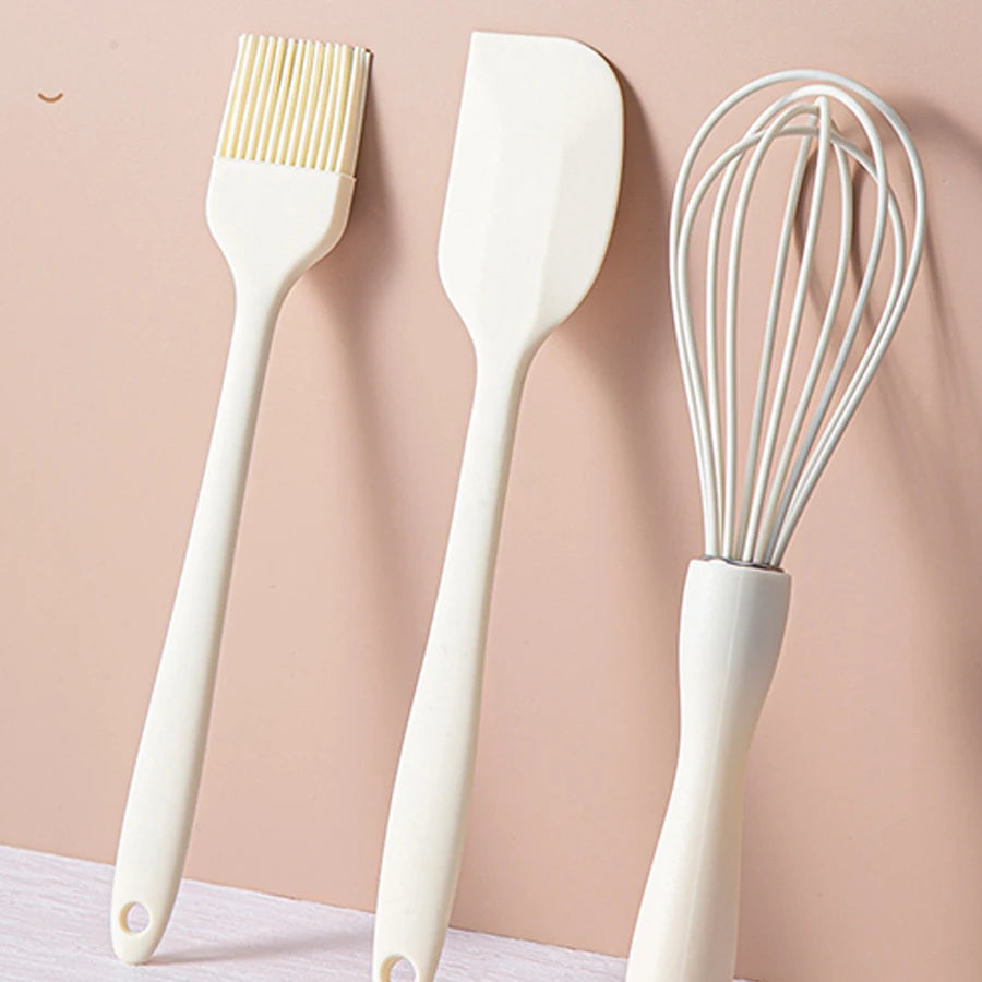 3-Piece Silicone Kitchen Gadget Set - Durable Silicone, Sleek Design