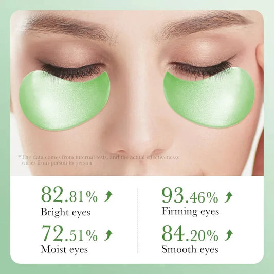 Say Goodbye to Dark Circles – 60pcs Aloe Vera Collagen Eye Masks for Brighter, Younger Eyes