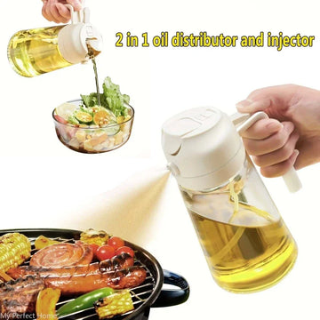 Multi-Functional Oil Spray Bottle - Less Oil, More Flavor!