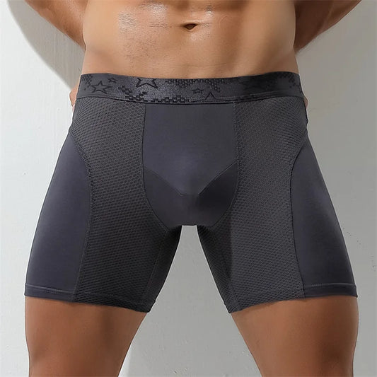 Men’s Solid Boxer Shorts – Soft, Stretchy & Everyday Comfort Underwear