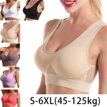 1pcs Women’s Seamless Strapless Sports Bra - From S to 6XL – The Bra That Fits Every Woman!
