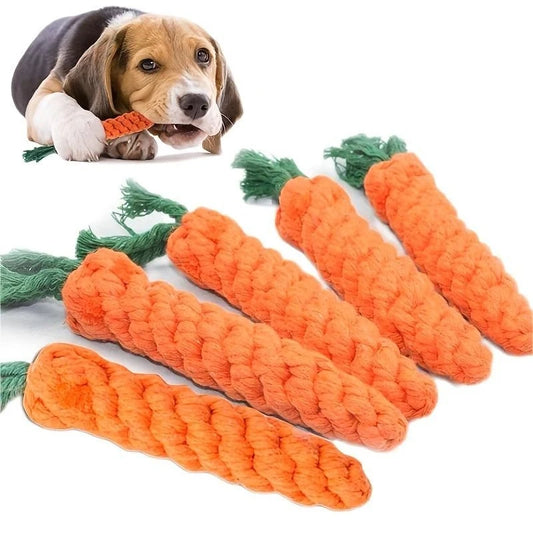 Carrot Rope Chew Toy - The Carrot Chew Toy Dogs Can’t Resist
