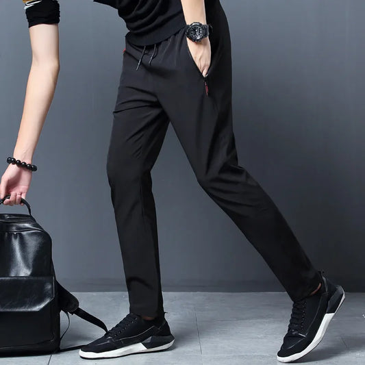 Men’s Lightweight Straight-Leg Pants - Casual Style, Built for Every Body
