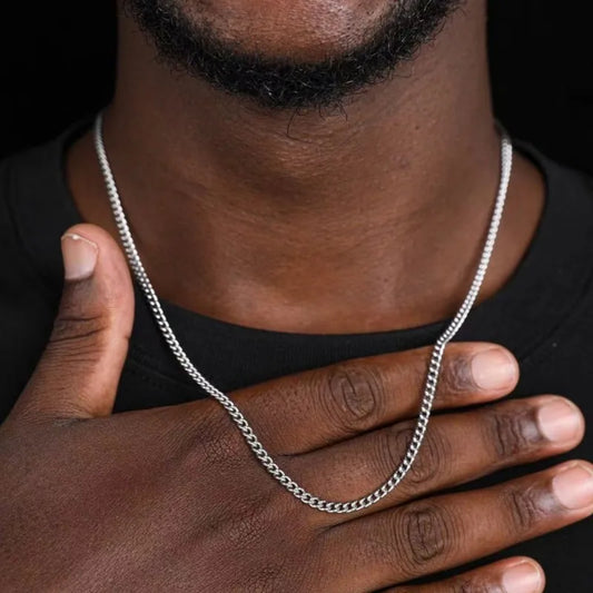 FOMALHAUT Stainless Steel Link Chain Necklace - Confidence in Every Link