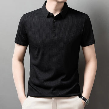 Men's Casual Polo Shirt Breathable Summer 2025 – Comfort and Style