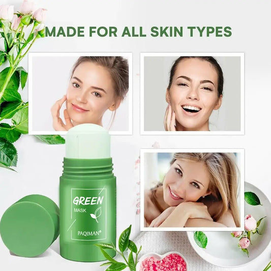 EELHOE Green Tea Mud Mask Stick - Goodbye Oil, Hello Glow.