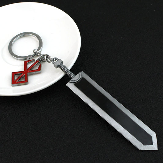 Anime Berserk Sword Keychain Black Swordsman - A Must-Have for Every Anime Fan