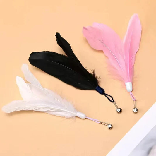 Interactive Cat Feather Wand Toy - Endless Fun, Even When You’re Busy!