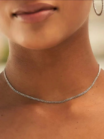 FOMALHAUT Stainless Steel Link Chain Necklace - Confidence in Every Link