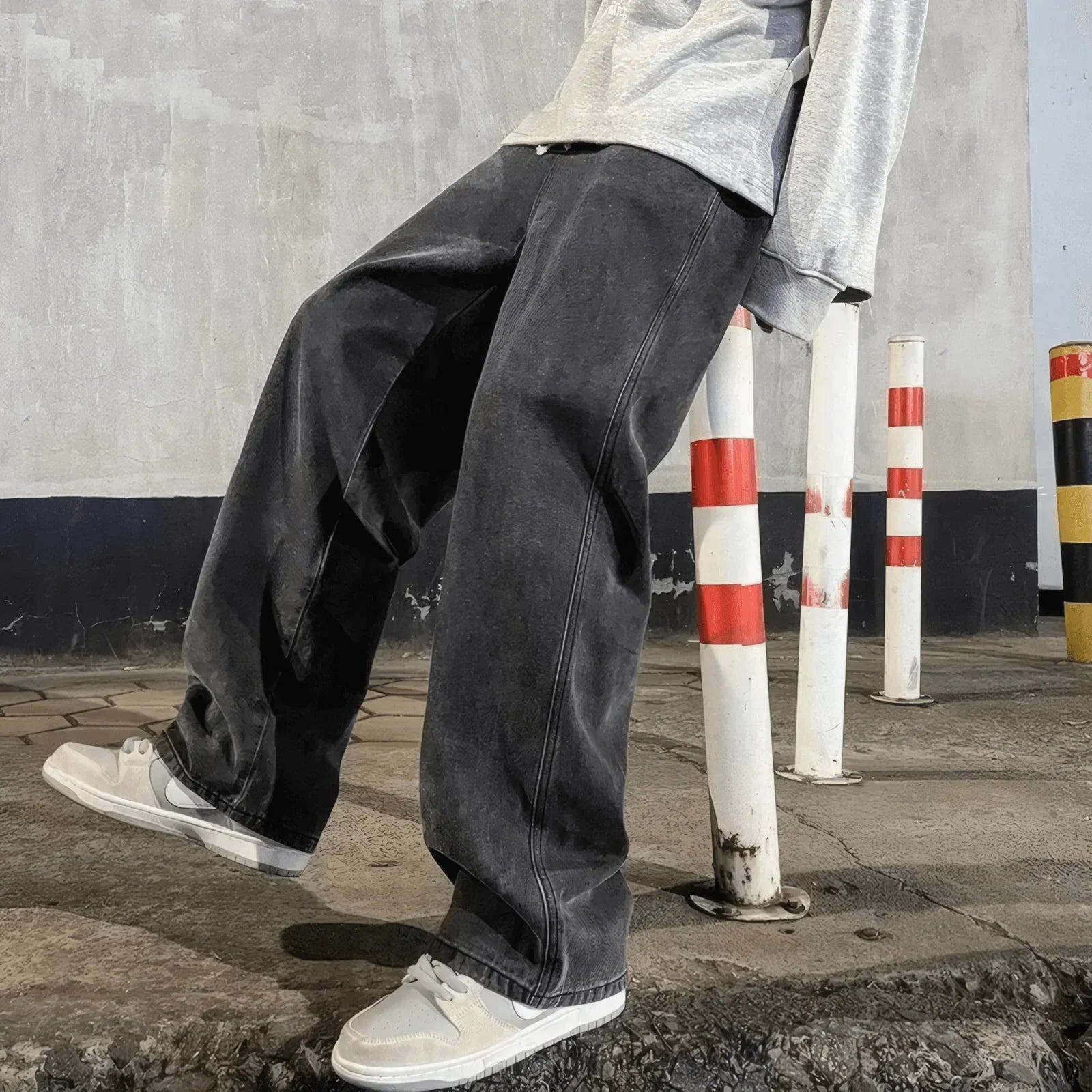 Loose Fit Men's Jeans – SHAN BAO